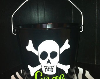 Personalized Halloween Bucket/Pail