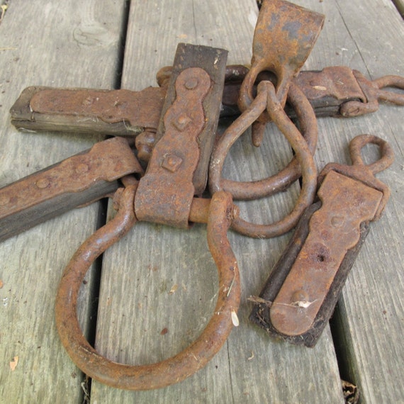 HORSE TACK . bridle. vintage. rusty. antique aged. by PartsForYou
