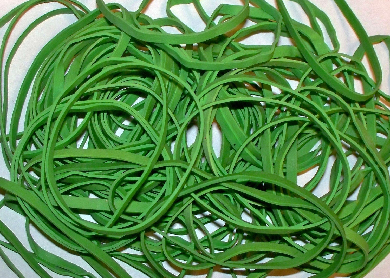 Green Rubber Bands Rubber Bands for Crafting and Office Use