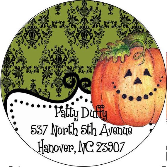 Items Similar To Return Address Labels Halloween Return