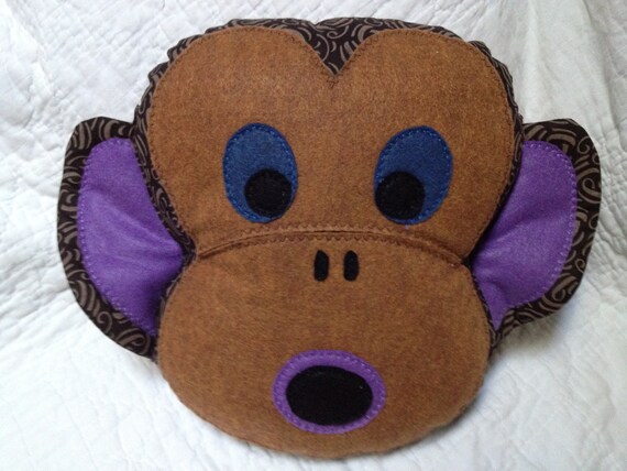 purple monkey pillow pet