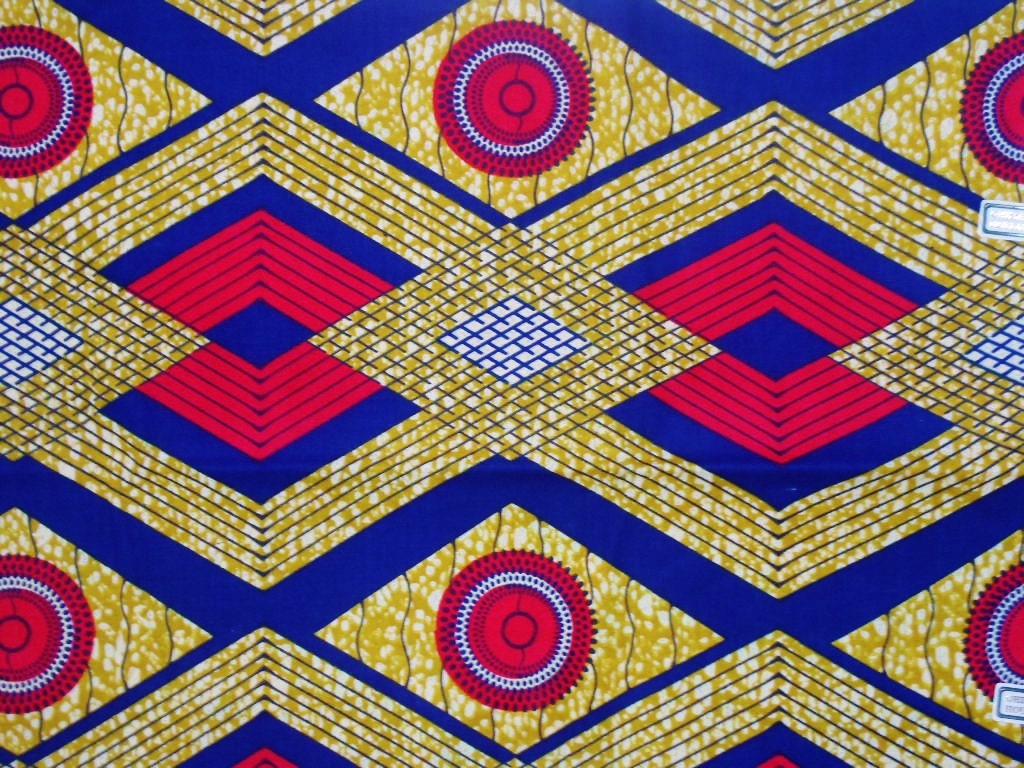 African Print Fabric sold by the yard