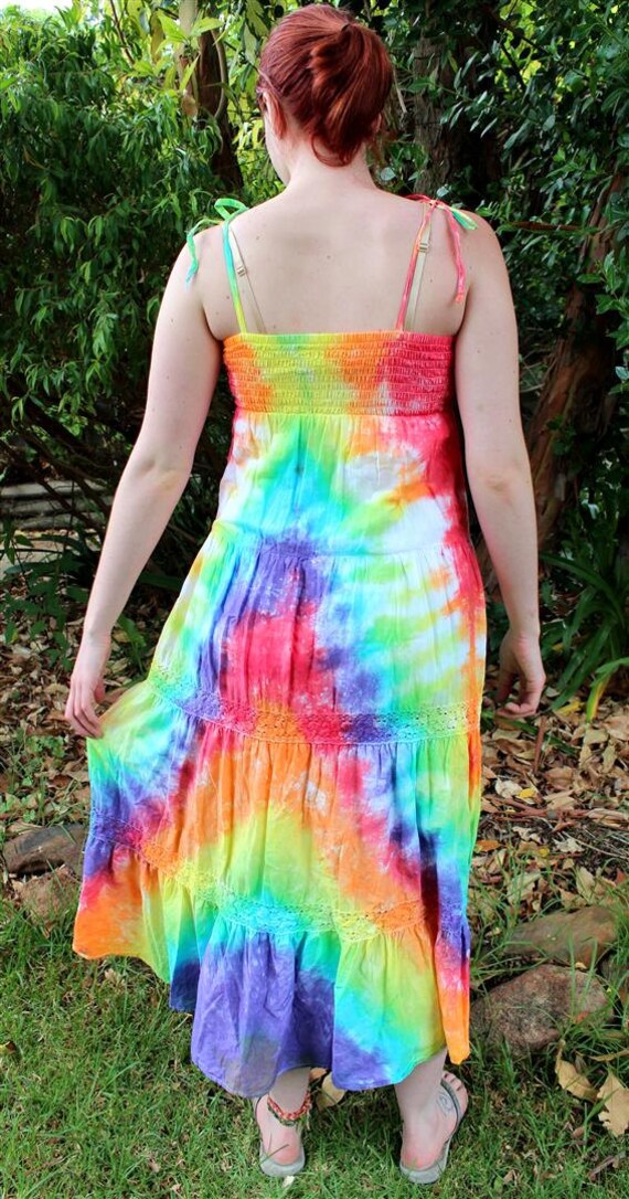 etsy tie dye dress