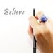Rough stone ring: lapis lazuli ring, blue adjustable ring raw natural navy brass handmade jewelry by NatureLook