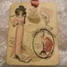 XL French Collage Tags TG 085 ( Set of 6 )