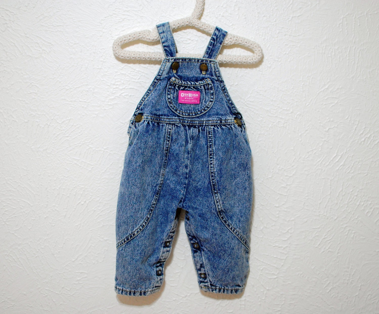 Vintage oshkosh overalls baby girl 6-9 months by dahliadaffodil