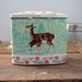 rare vintage deer gray dunn biscuit tin