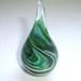 Paperweight / Ring Holder - Green White : DISASTER RELIEF