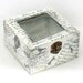 Customizable boxes, Ring Bearer, Ring Bearer Box, Treasury Bicycle Box with Window . Dimensions :4.7 "/ 4.7' / 3"