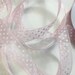 5/8" Dotted Organza Ribbon - Pink with White Dots - 5 yards