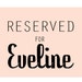 R E S E R V E D For Eveline.