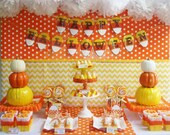 Halloween Party Decorations- Printable Candy Corn Party PDF/JPEG Il_170x135
