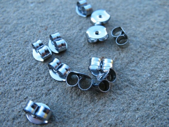 surgical steel screw back earrings