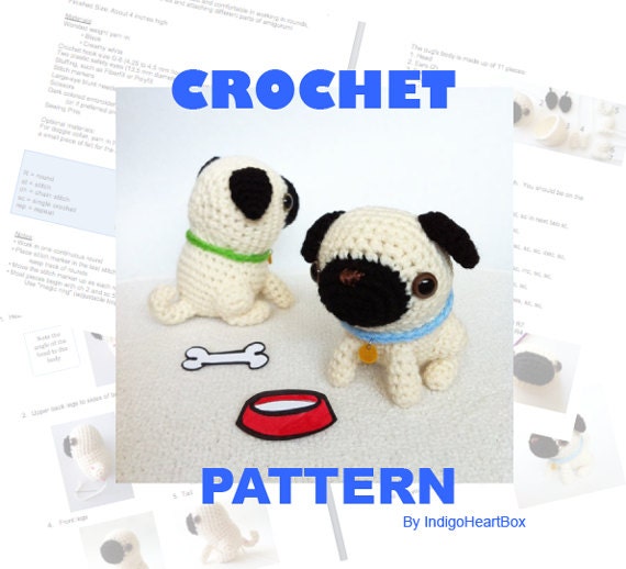 Pug Crochet Pattern