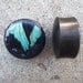 1 1/4" Real butterfly wing plugs - Papilio Neirus