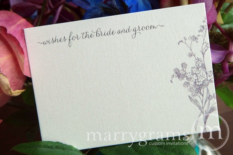 Well Wishes for the Bride and Groom Cards Wedding Reception