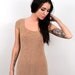 1990s Gorgeous NUDE Fleshtone Maxi Dress // Minimal Modern Vintage // Size Small // Grunge Boho