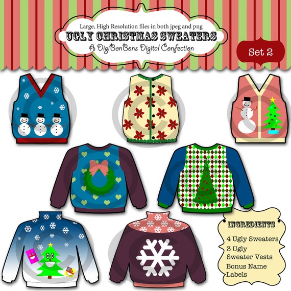 ugly christmas sweater clip art - photo #45