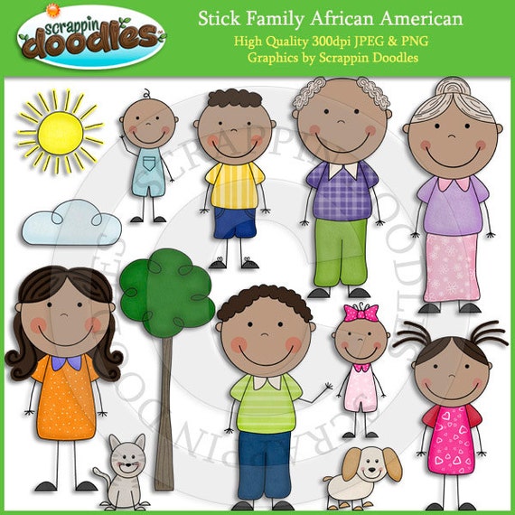 clipart african american family - photo #37