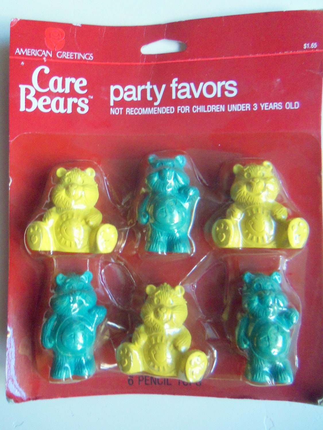 Vintage Care Bears Party Favors 1980s