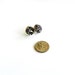 Purple Amethyst Stud Earrings - Pyrite "Fool's Gold" Raw Crystal, Sparkly, Glitter, Silver, Mineral Rock Winter Fashion