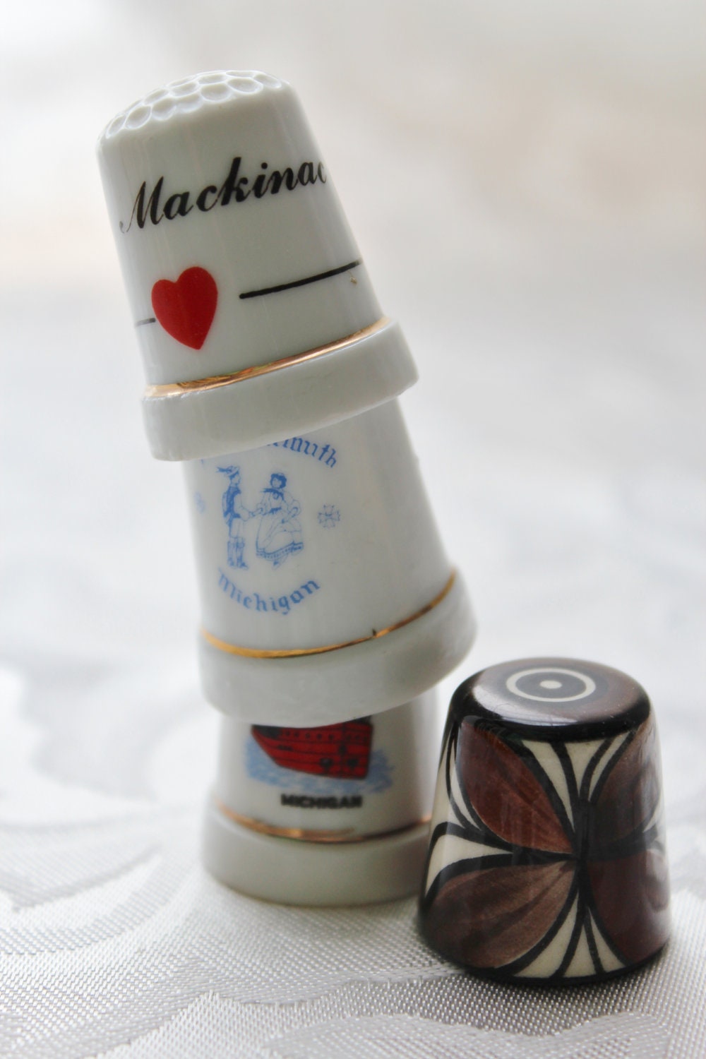 Porcelain Thimbles Collectible