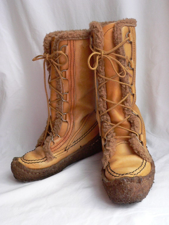 Canadian MUKLUK MOCCASSIN Winter BOOTS 7 7.5