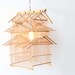 r e s e r v e d Large Bamboo Hanging Birdcage Lantern