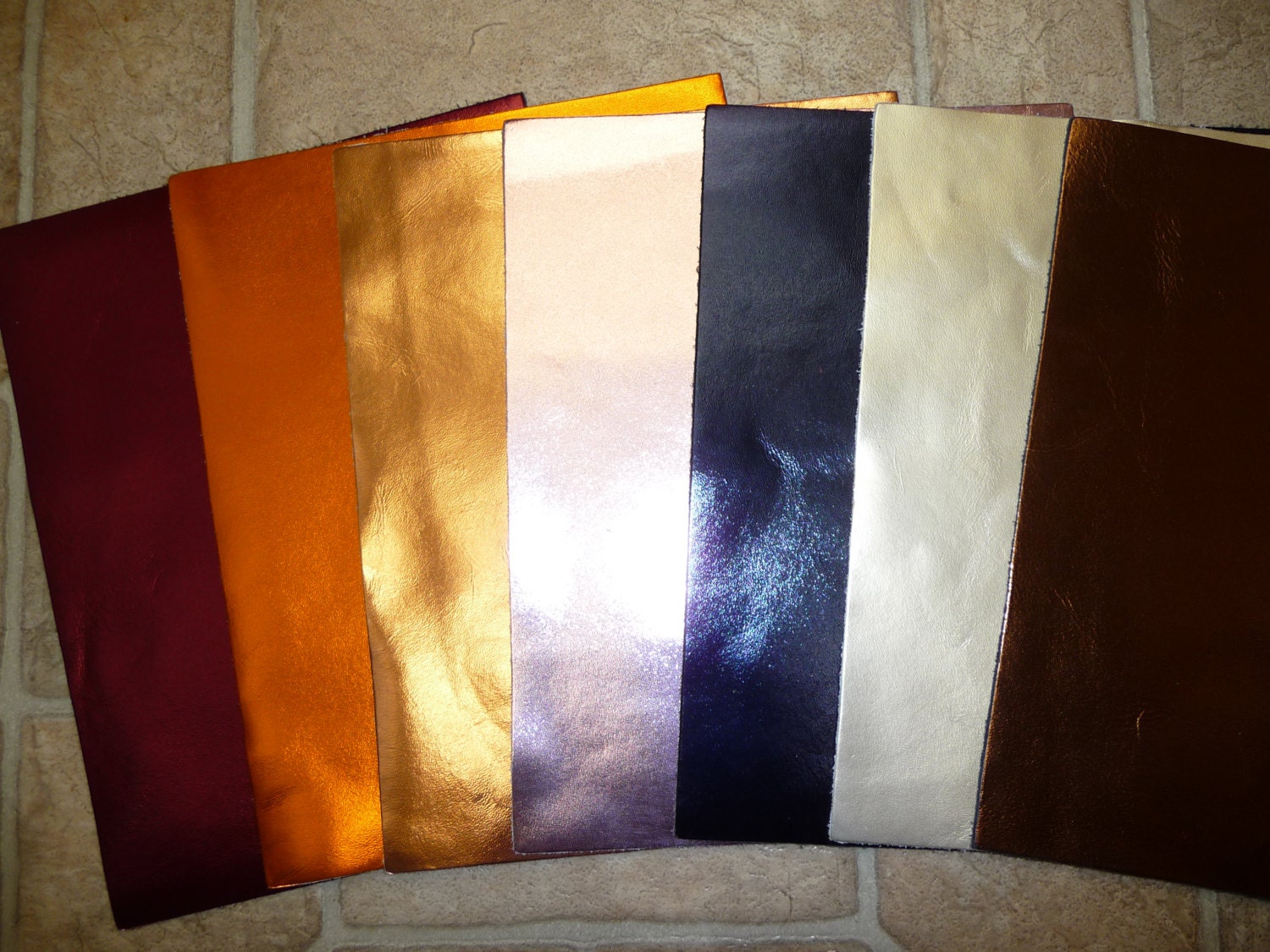 metallic leather paint