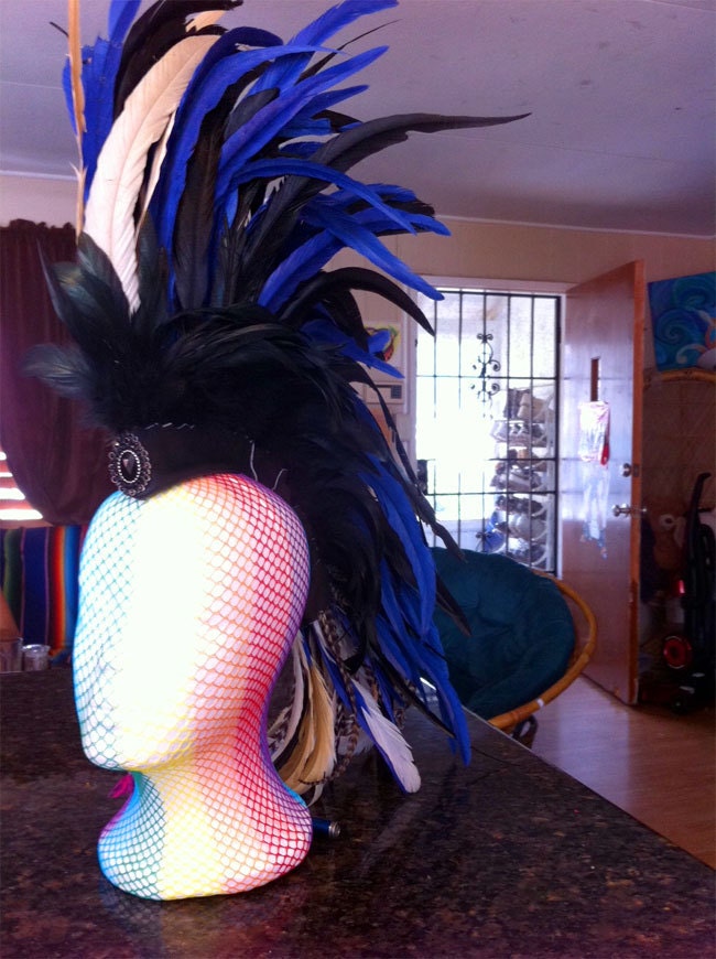 Feather Mohawk Headdress Le Avant Garde By Michellecuriel