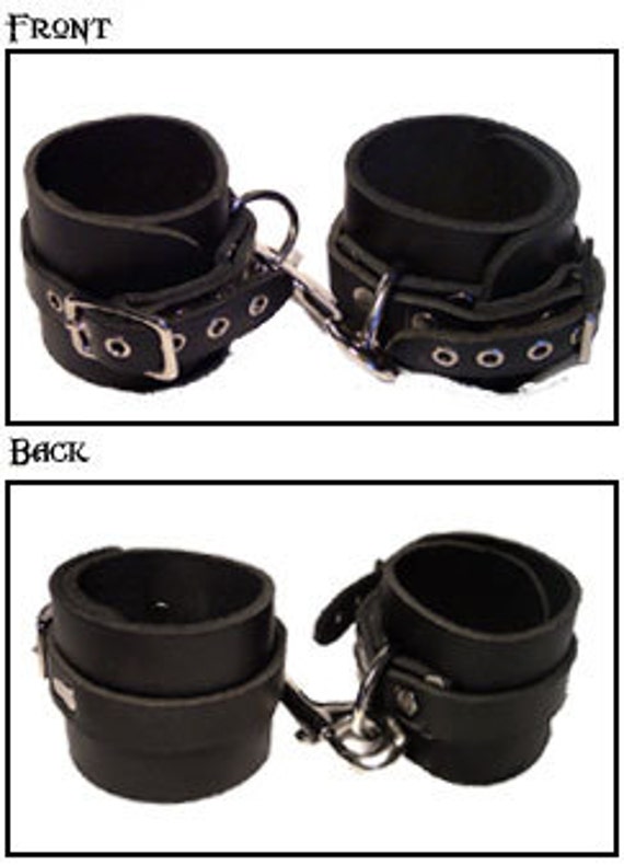 Items similar to Leather Shackles on Etsy