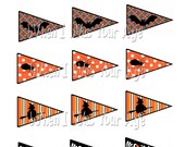 Instant Download Halloween Flags for Hors D'oeuvres or Straws Il_170x135