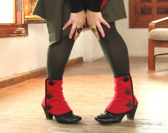 Stivale da donna in lana corto ghette uno taglia rosso ghette grigie o nere uomini battibecco