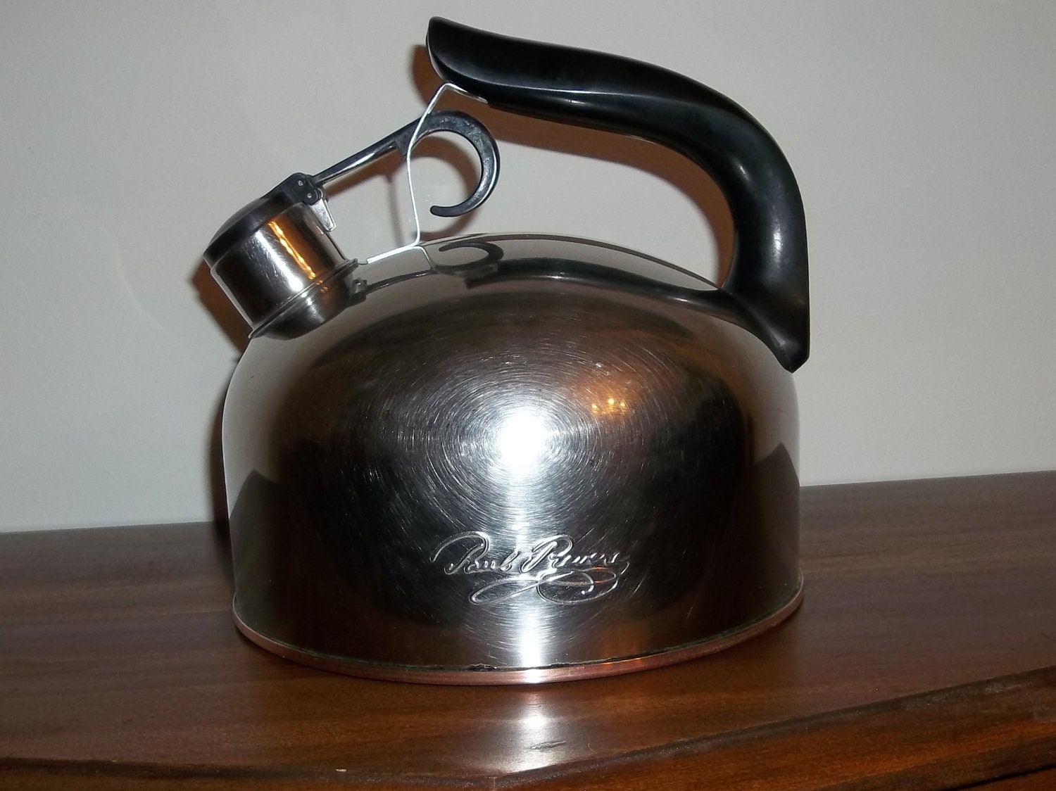 Paul Revere Ware Copper Bottom Tea Kettle Teapot