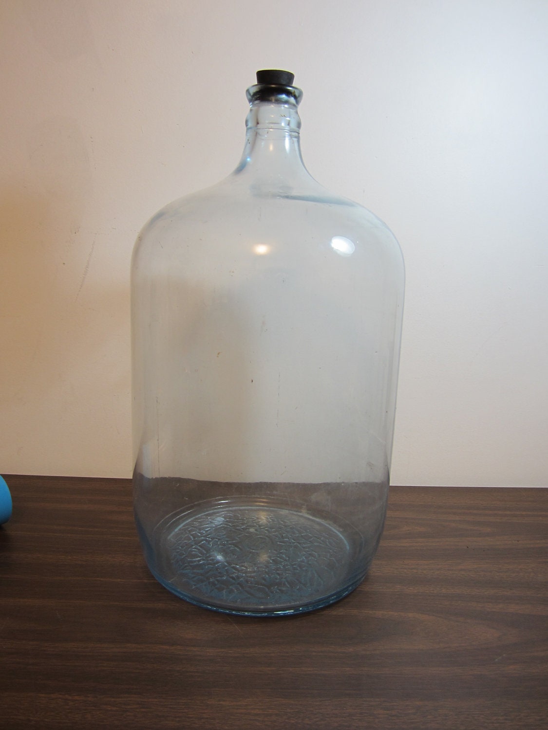 Vintage Glass Water Cooler Bottle 5 Gallon