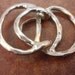 Three Circle Organic Sterling Silver Clasp (PS1-03)