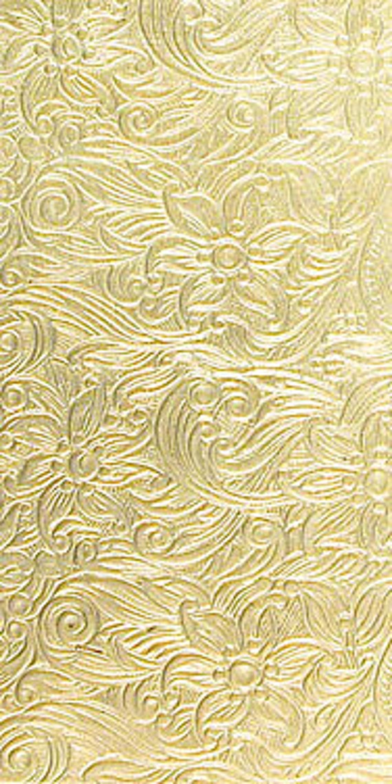 Textured Brass Sheet 6 X 2.5 Br85 Large Bracelet