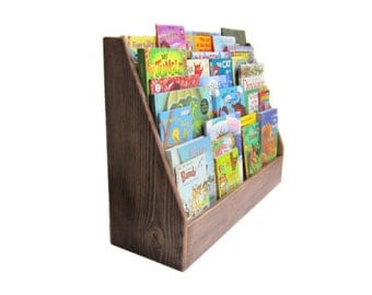 CHILDRENS BOOKCASE / Chocolate Brown Zero VOC Finish/ Other Colors Available