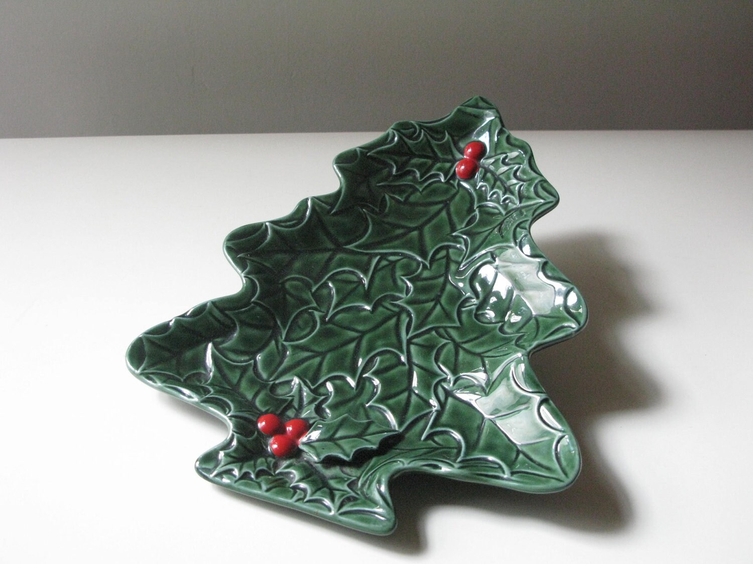 vintage lefton ceramic christmas tree dish vintage lefton ceramic christmas tree dish