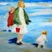 Perfect mothers Day Gift - Vintage-1990's - Stunning Oil Painting -Impressionistic Artist Signed and dated