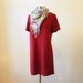 1970s Hot Pink Dress / The Best Packable Travel Dress / M - L