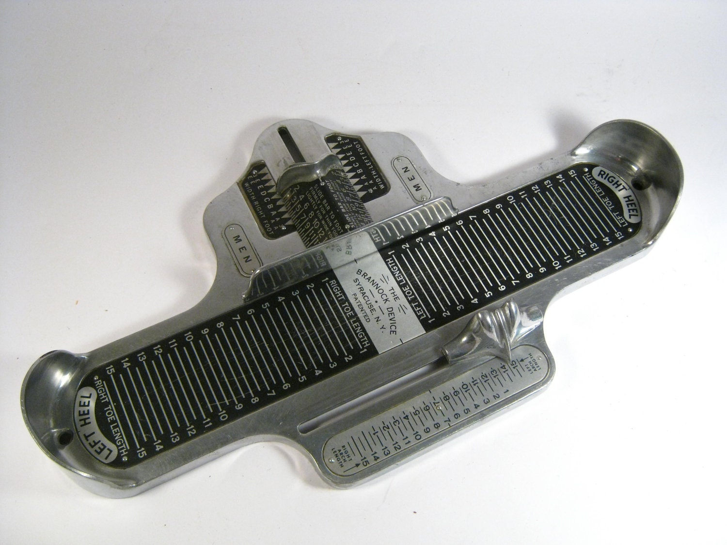 Vintage Brannock Device Shoe Size Measure Industrial Shoe