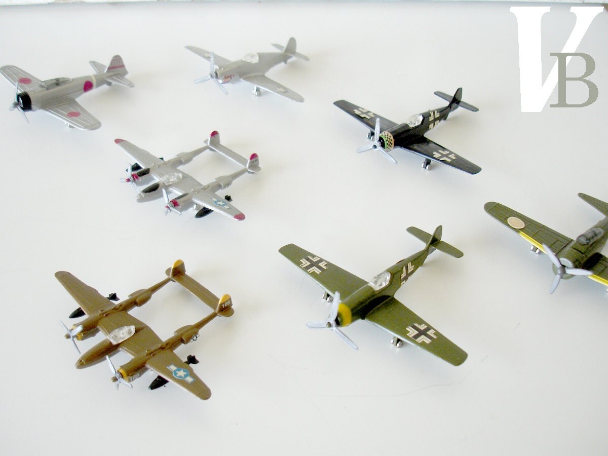old metal toy planes