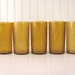 Vintage SiLite Amber Drinking Cups Tumblers Plastic Chicago