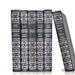 Vintage Classic 6 Book Collection Interior Design Black Silver Vintage Book Decor