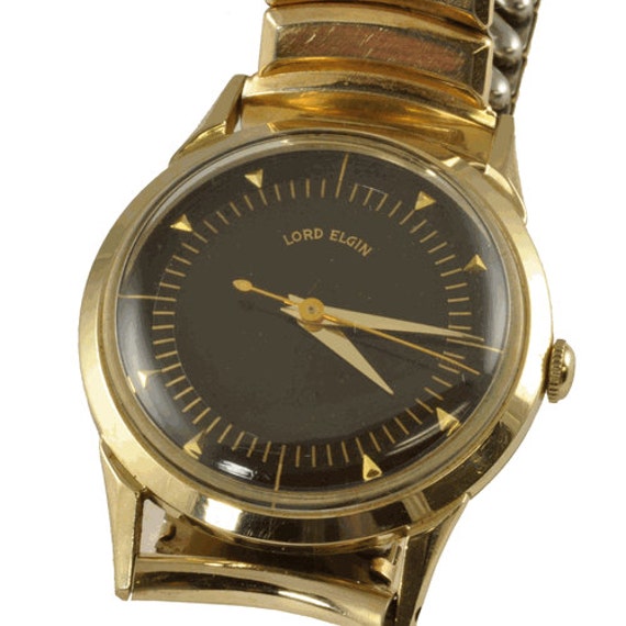 Lord Elgin Vintage Mens Wrist Watch 1940's