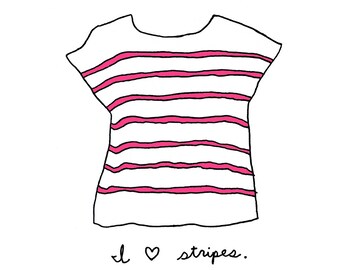 striped womens tshirt