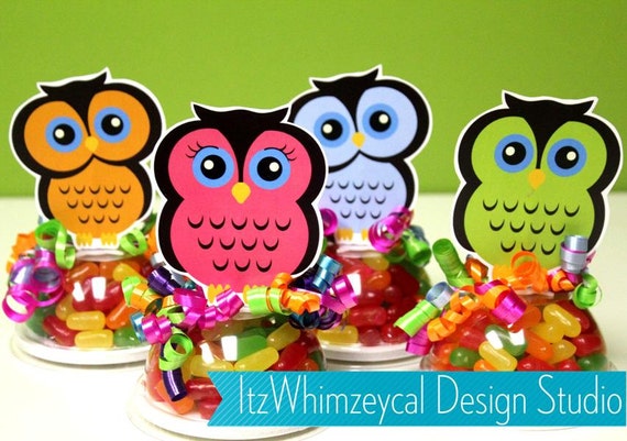 Owl Baby Shower Owl Birthday Party Owl Party Favors Owl