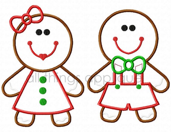 gingerbread boy and girl clipart - photo #29