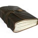 Leather Journal, Speckled Chestnut Brown, Hand-Bound 4.75 x 6 Journal by The Orange Windmill on Etsy